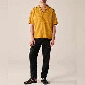 Express Golden Yellow Collared Shirt
